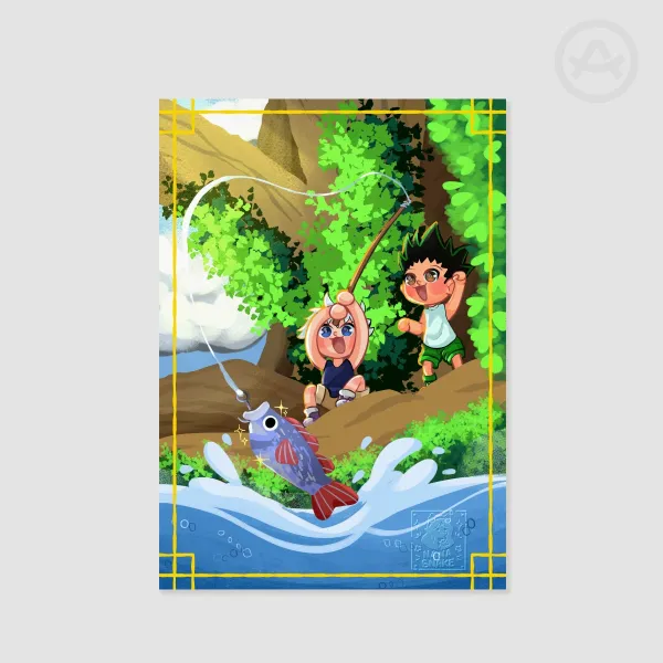 Poster de Gon y Killua [A4]