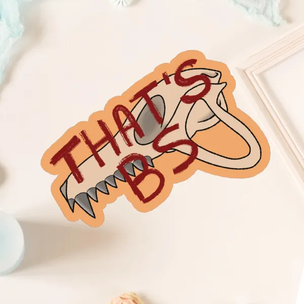 That's BS Logo Sticker
