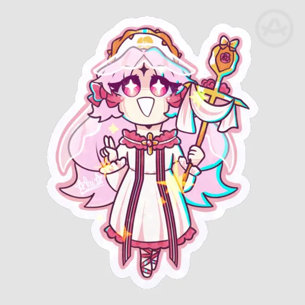 Pocket Mirror: Platinum Sticker