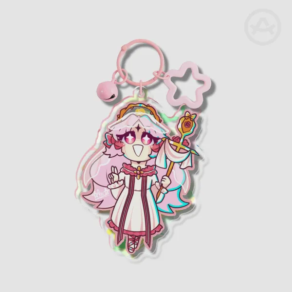 Pocket Mirror: Platinum Keychain