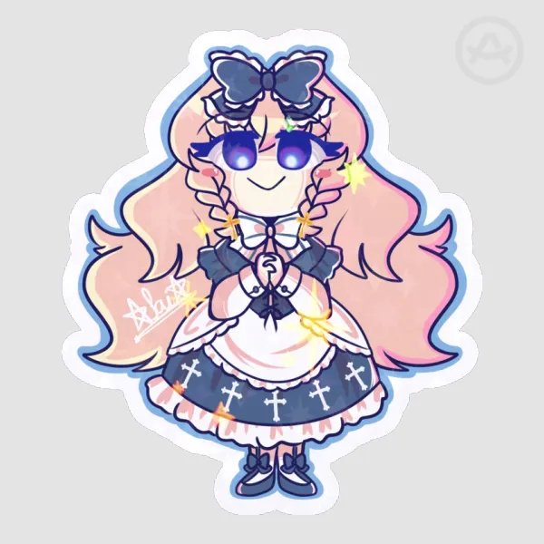 Pocket Mirror: Harpae Sticker
