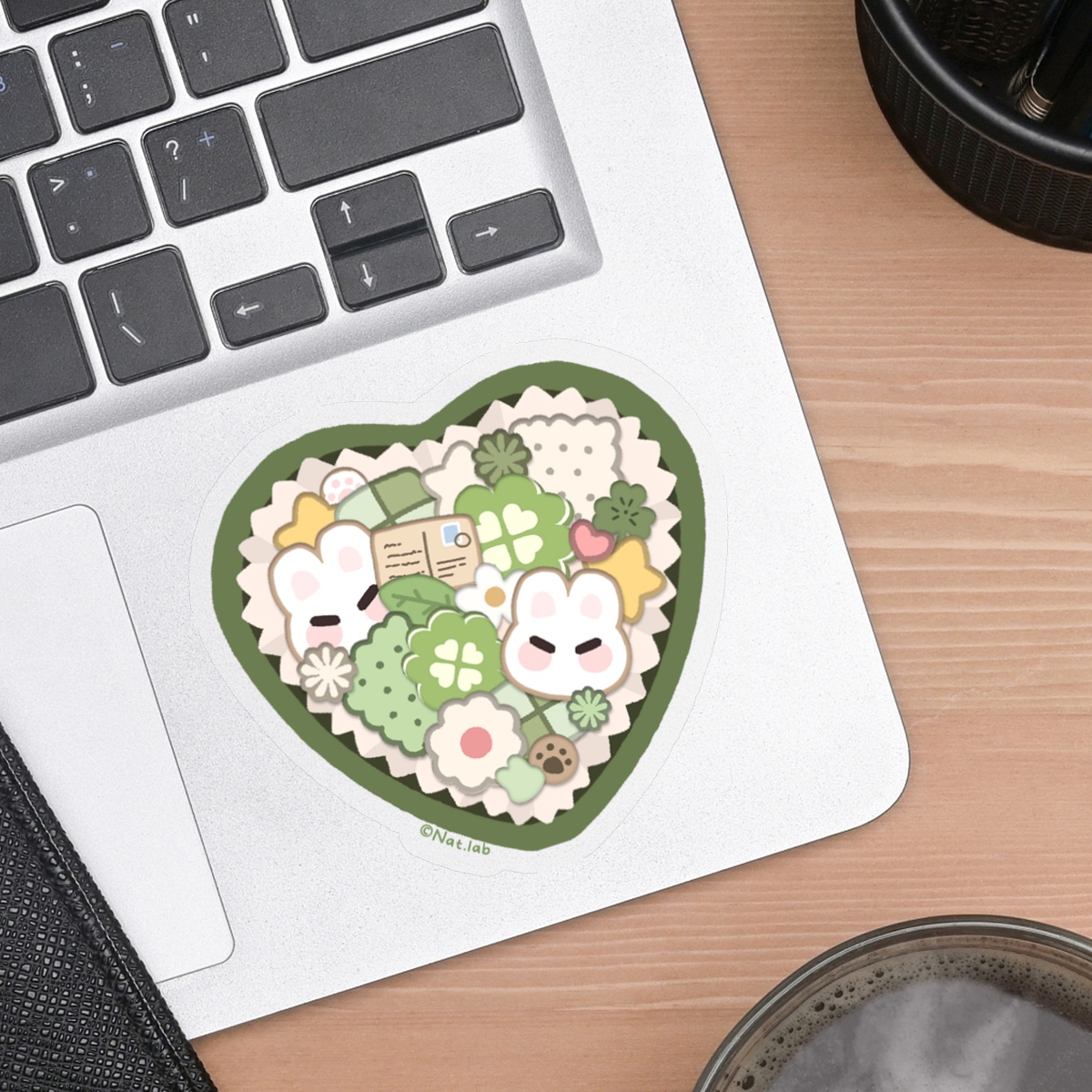 Klee cookie box Clear Vinyl Die Cut Stickers