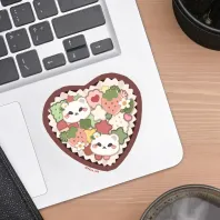Arbei cookie box Clear Vinyl Die Cut Stickers
