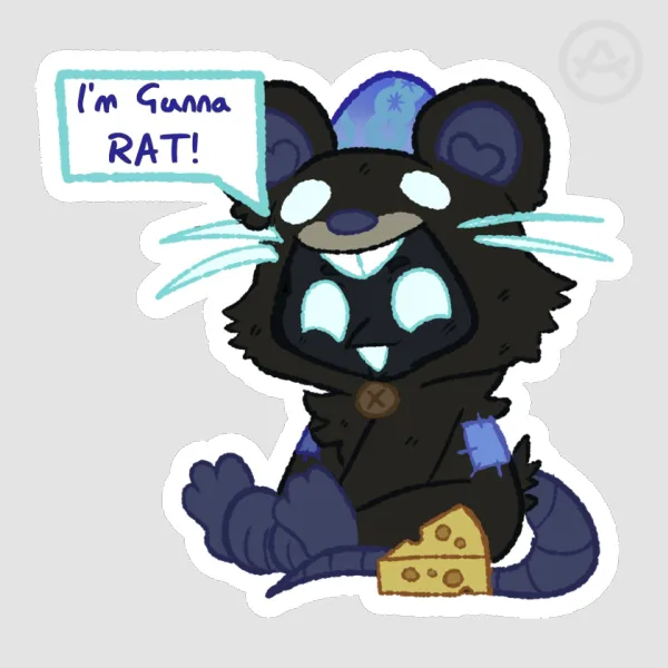 Rem Deadlock Sticker (RAT TIME)