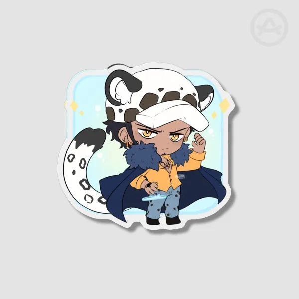 Trafalgar law Shaped Fridge Magnets - 2.36""(60mm)