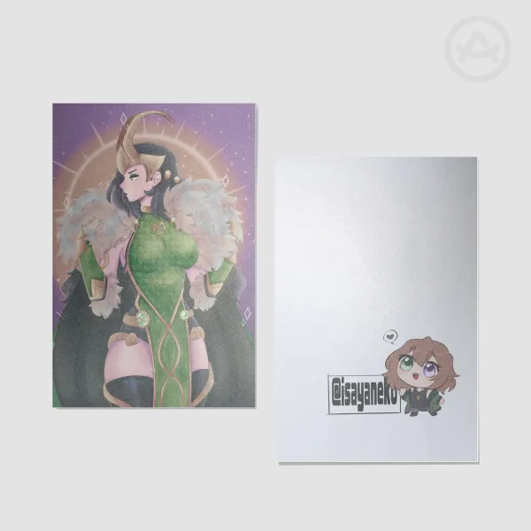 Lady loki Postcards