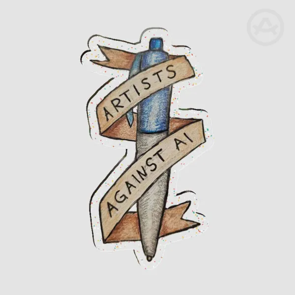 Artists Against AI Pin