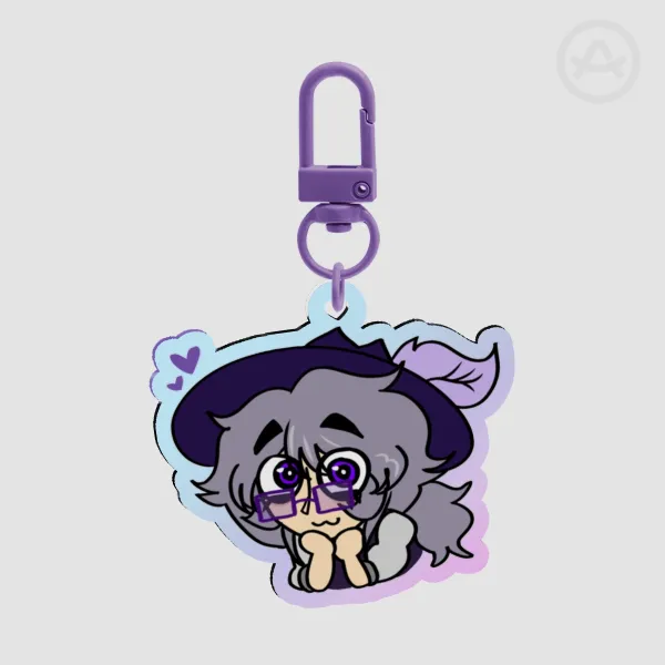 Heart Rory || Rainbow Keychain