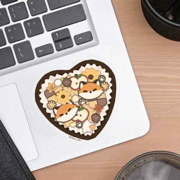 Pixie cookie box Clear Vinyl Die Cut Stickers