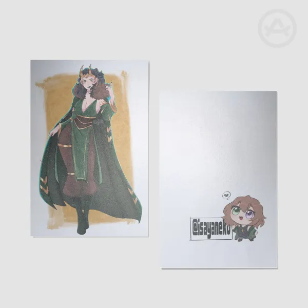 Lady loki Postcards