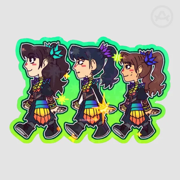 BABYMETAL 2023+ Colored Edge Die Cut Sticker