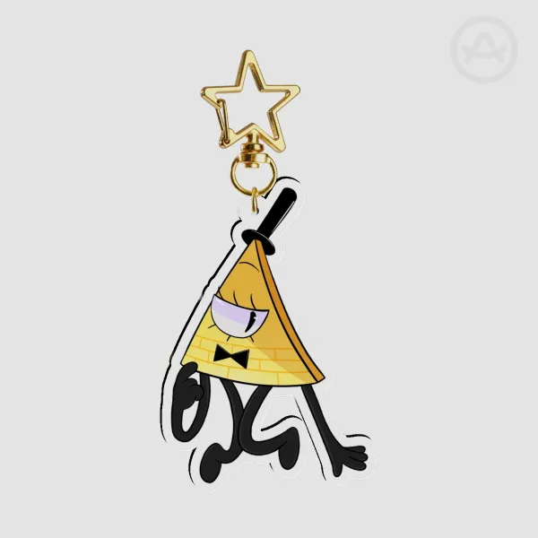 Bill Cipher Acrylic Keychain