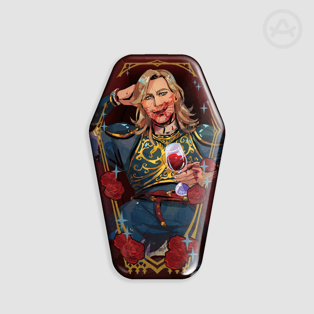 Ambrus - Coffin Shape Holographic Pin