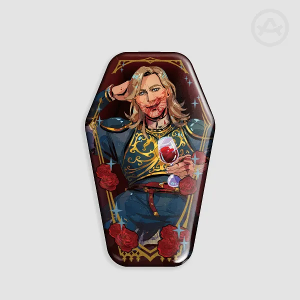 Ambrus - Coffin Shape Holographic Pin
