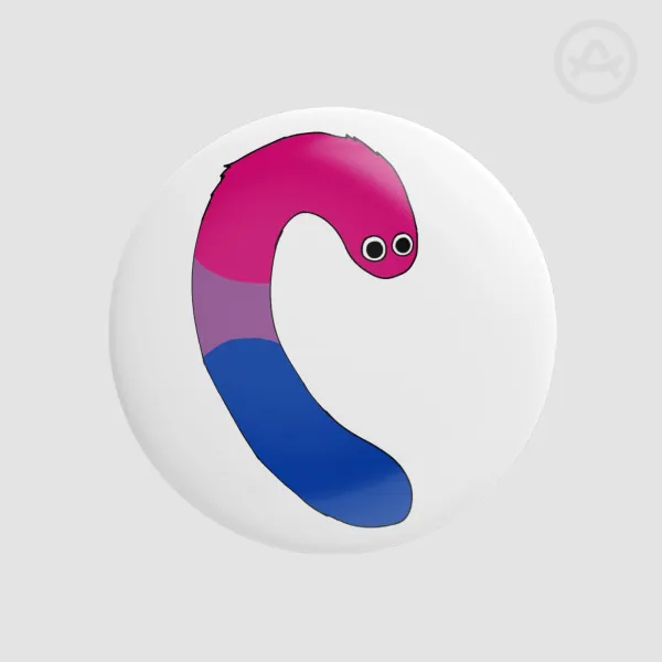 Brushbuddy Pride Bi Round Badges (Button Pins)