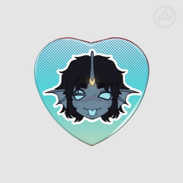 Heart Shape Sebastian Solace Badge