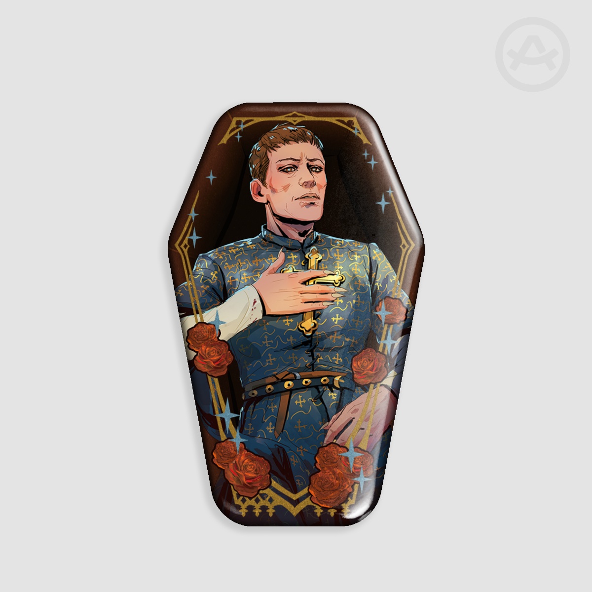 Vicho - Coffin Shape Holographic Pin