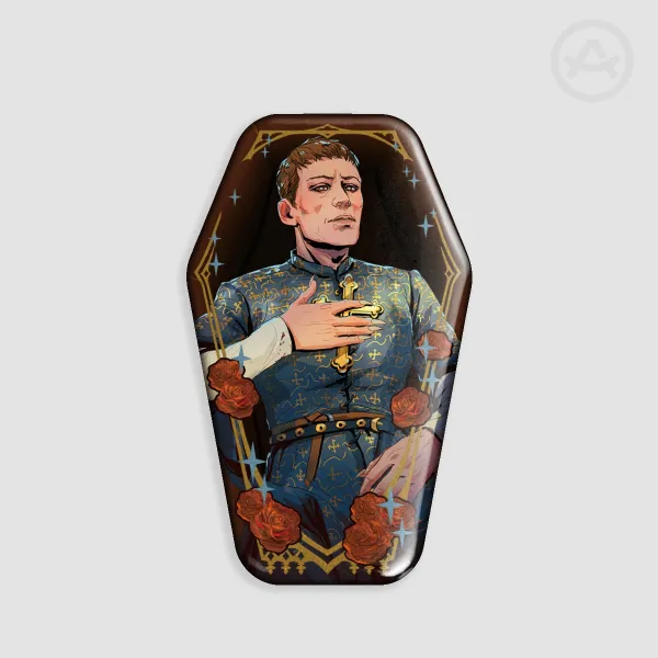 Vicho - Coffin Shape Holographic Pin