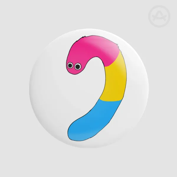 Brushbuddy Pride Pan Round Badges (Button Pins)