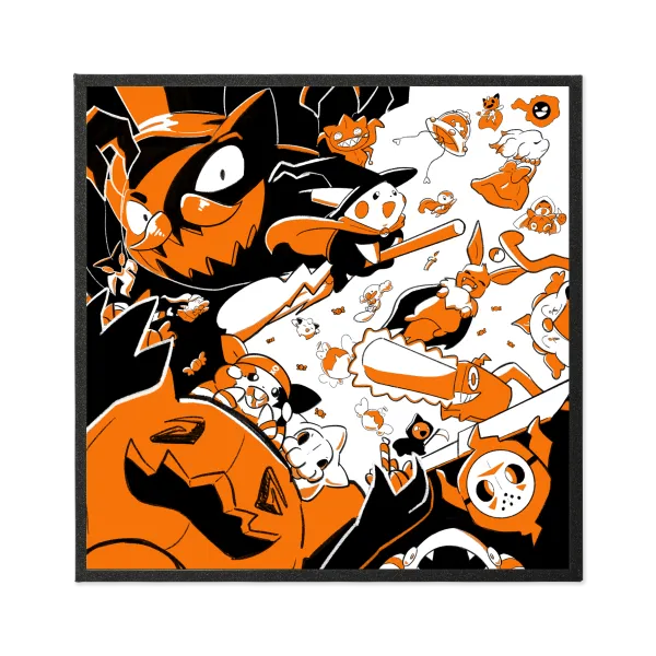 Pocketmon Halloween Art Board