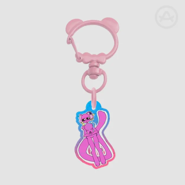 Polish Case Acrylic Keychain
