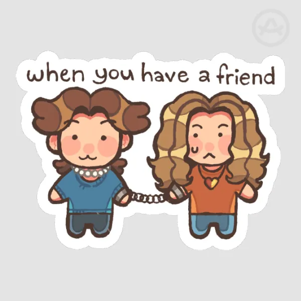 MaxGGs and Melinks "When you have a friend" Sticker