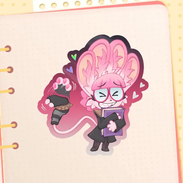 The Pink Thing Foil Sticker