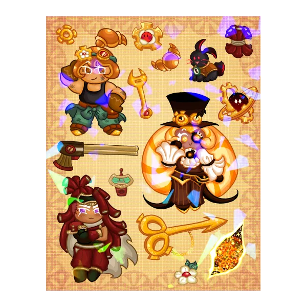 tbd future trio sticker sheet