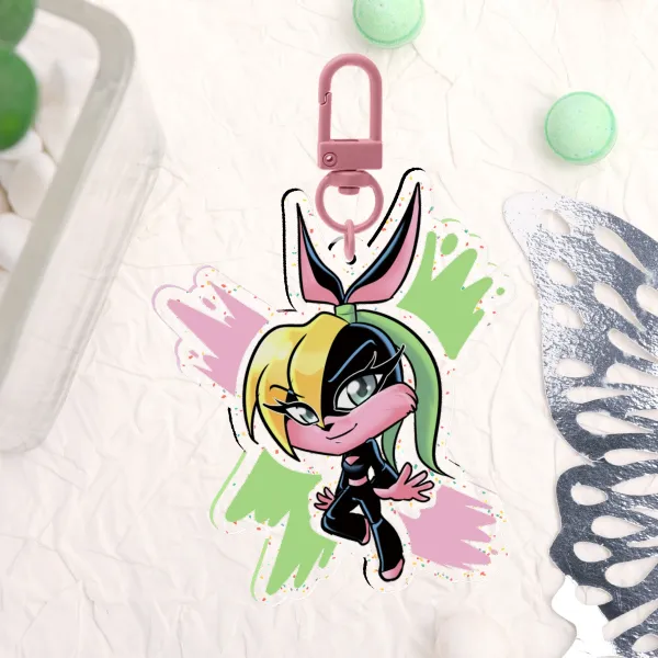 Lexi Bunny Acrylic Keychain