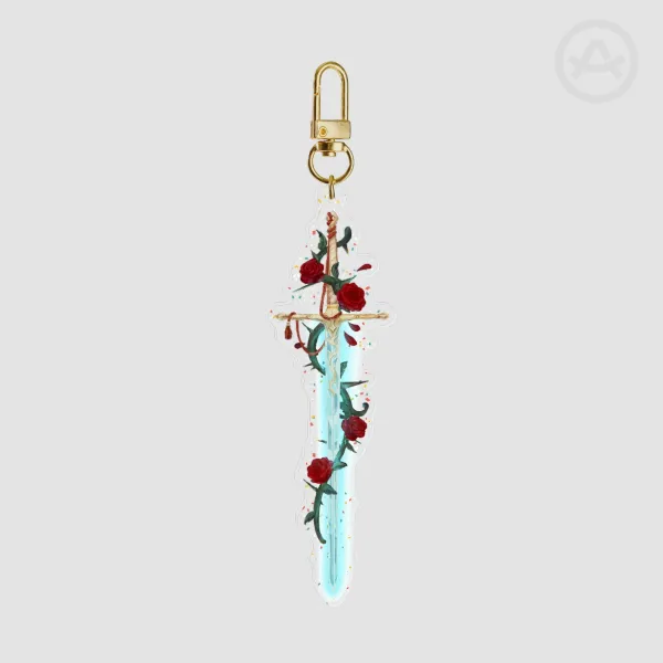 Knight's Sword - Glitter Acrylic Keychains