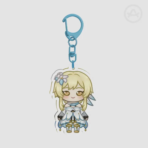 Lumine/Hotaru/traveler Acrylic Keychain from genshin impact fanart