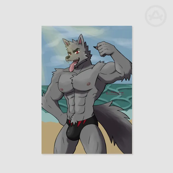 Kurt Furry Form Beach Print