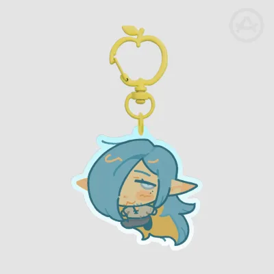 [OC] Zairu Briarwind Acrylic Keychain