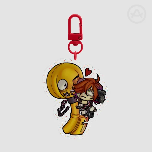 [Guilty Gear Accent Core +R] A.B.A & Paracelsus Glitter Keychain