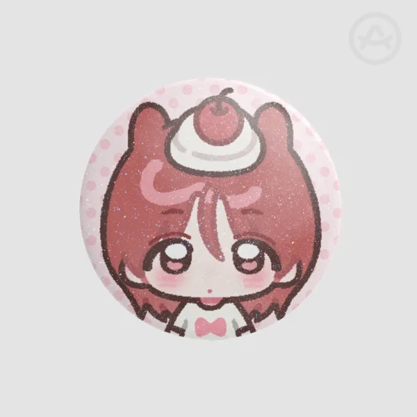 Cherry on Top Button Pin - Leehan