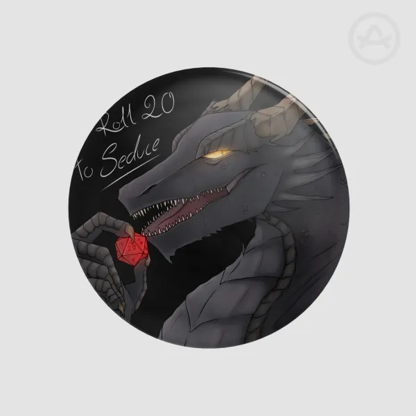D&D RPG Dragon pin