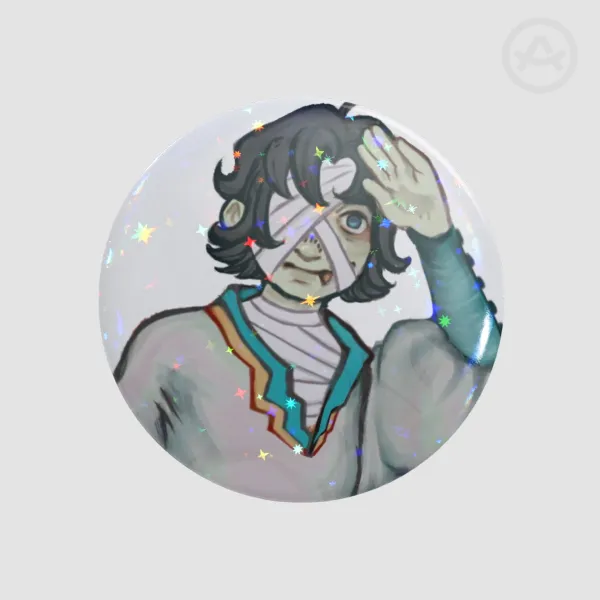 Blue button