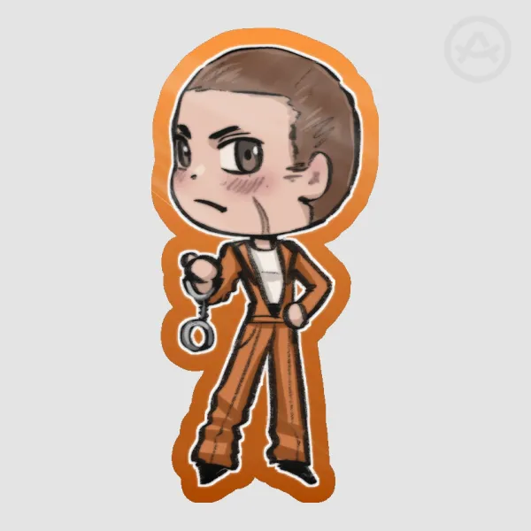Jake Muller Inmate Halloween Sticker