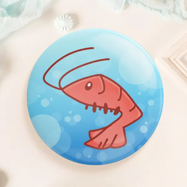 Shrimp (Button Pins)