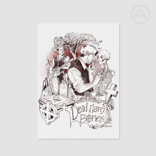 Dead Man's Bones A4 Poster
