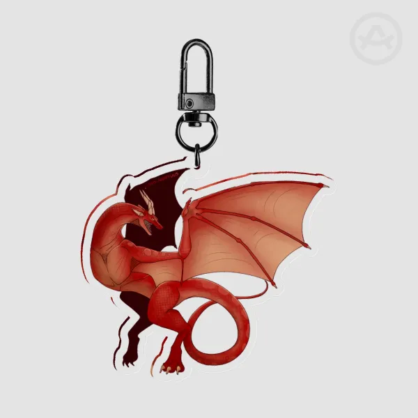 Red Wyvern keychain
