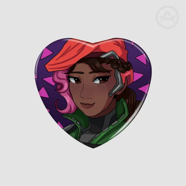 Sierra (Overwatch) Heart-Shaped Badge!