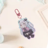 Minty Rainbow Acrylic Keychain