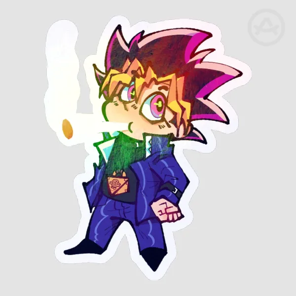 Yugi Muto Doobie Sticker