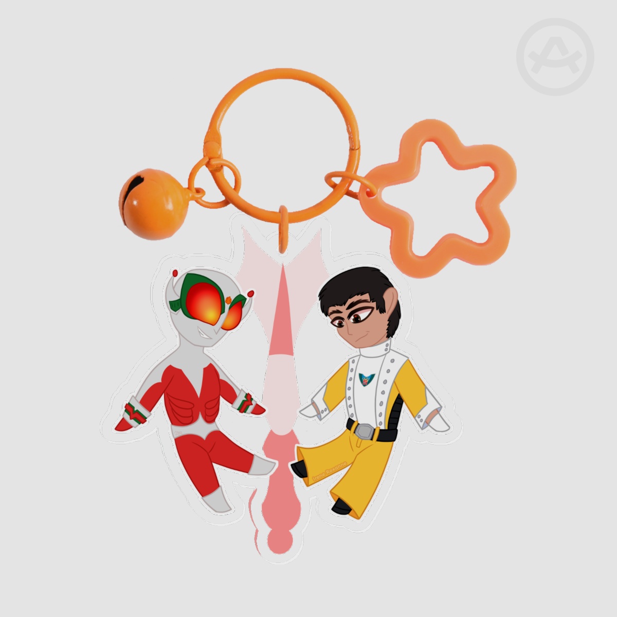 Fireman & Daisuke Misaki keychain