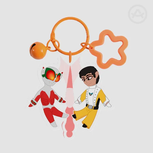 Fireman & Daisuke Misaki keychain