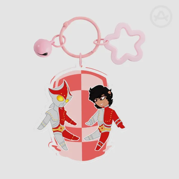 Jumborg 9 & Naoki Tachibana keychain