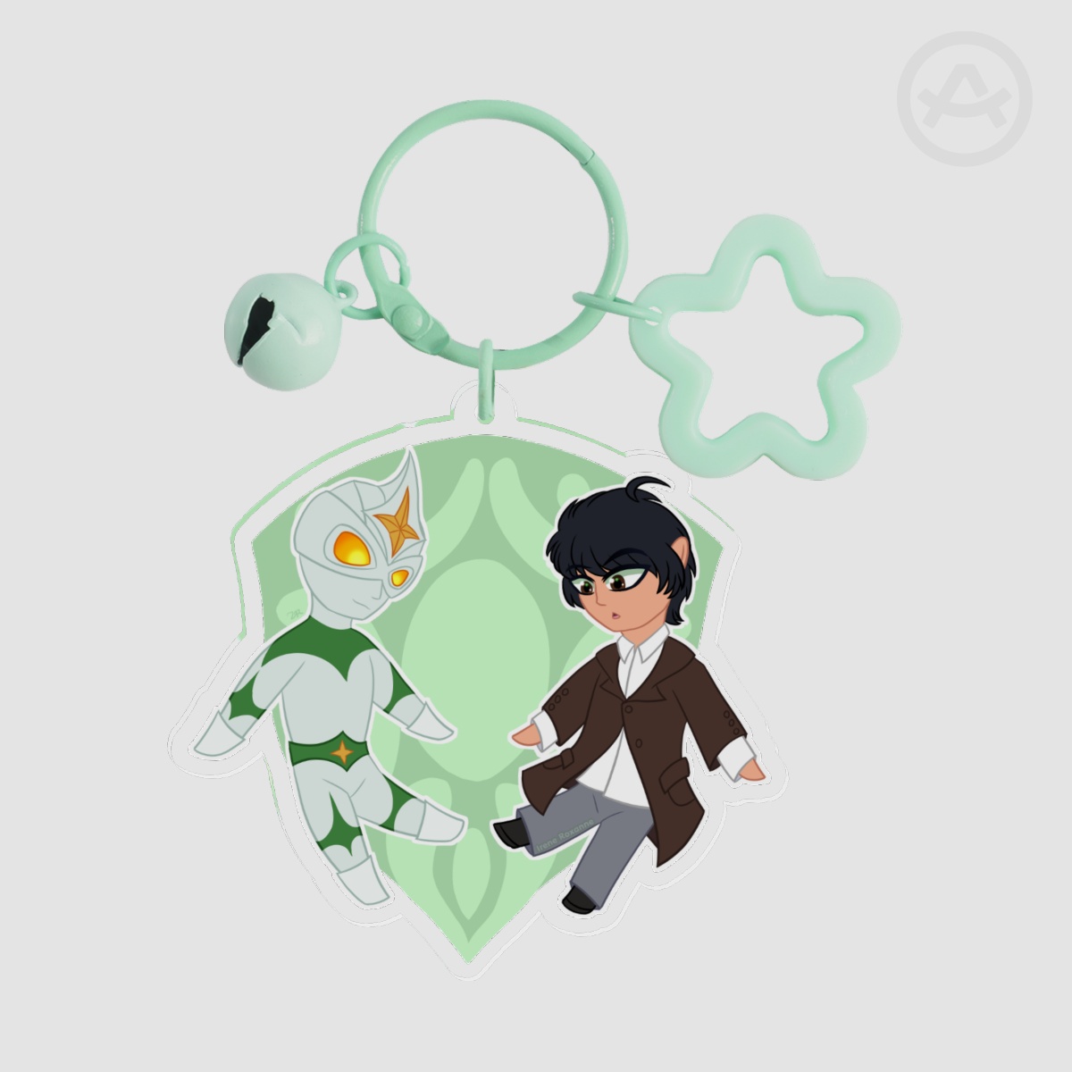 Mirrorman & Kyotaro Kagami keychain