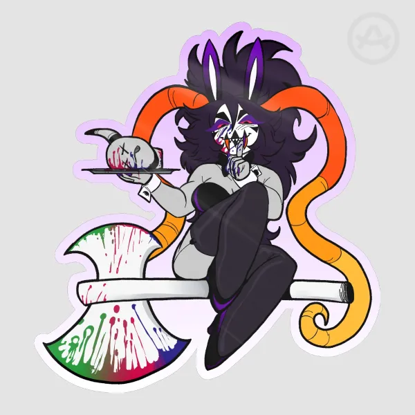 Bunnys Got Her Silver Platter Glossy
