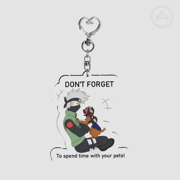 Kakashi Pakkun Acrylic Keychains